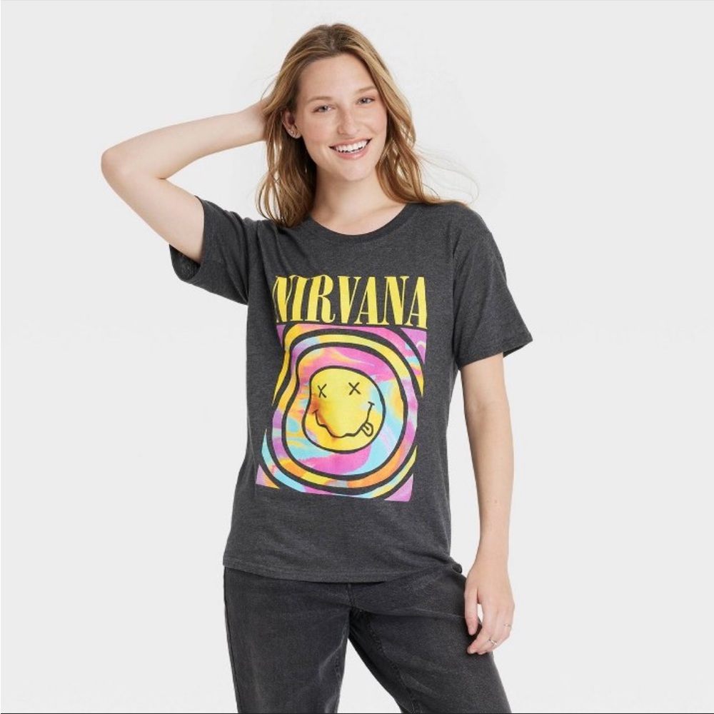 Women's Nirvana Grunge Short Sleeve T-Shirt